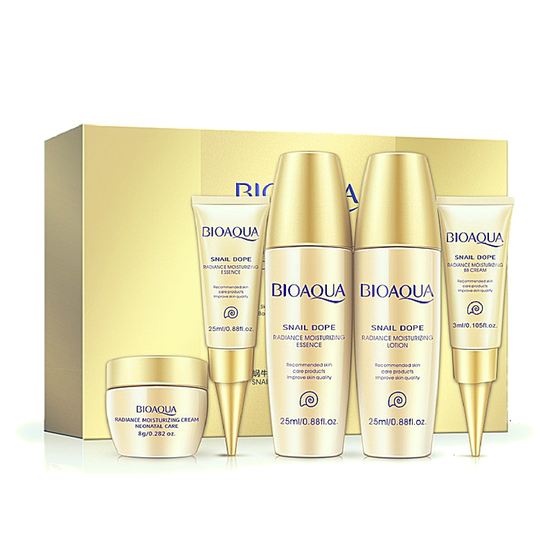 Snail Dope Radiance Moisturizing Skin Care Set