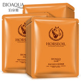 5 Pcs/Lot Horse Oil Replenishment Facial Mask