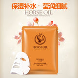 5 Pcs/Lot Horse Oil Replenishment Facial Mask