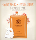 5 Pcs/Lot Horse Oil Replenishment Facial Mask