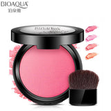 Shiny Pink Blush Face Makeup Mineral Powder